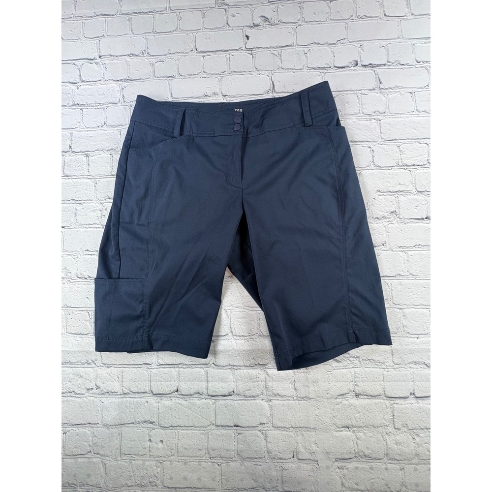 Tail Golf Shorts Women 6 Navy Blue Excellent Performance Stretch Pockets